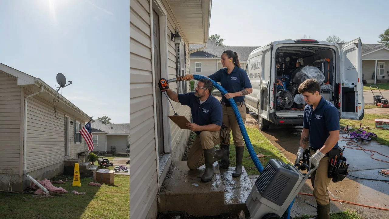 Ceiling Water Damage Restoration in Bardolph, IL near me
